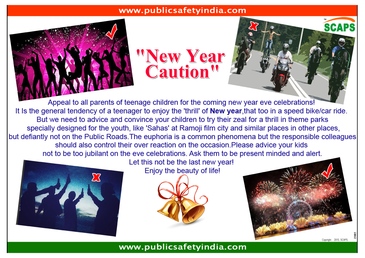 New Year Celebrations Caution