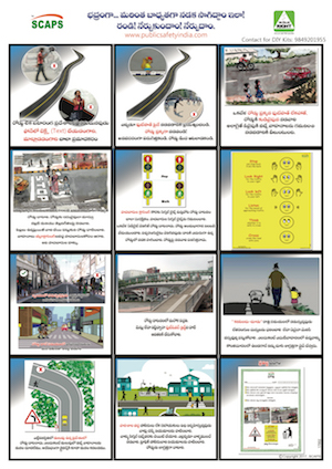 Pedestrian Safety handout Telugu